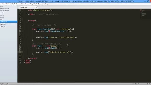 05 jQuery type Function and Array Types 720p смотреть онлайн