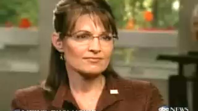 Sarah Palin Interview w/ Charles Gibson Pt 3 смотреть онлайн
