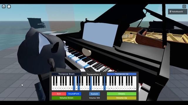Mustard - Ballin’ ft. Roddy Ricch | Roblox Piano смотреть онлайн
