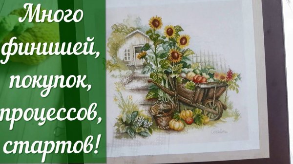 Вышивка крестом. Итоги 3х месяцев.