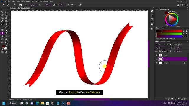 How To Design A Ribbon In Photoshop | Ribbon Design?️?
