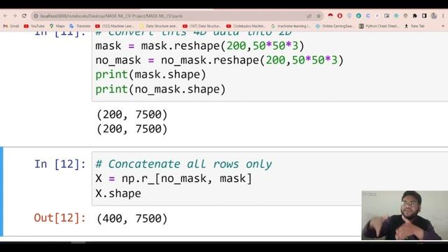 Face mask detection using Machine Learning and openCV | Computer Vision End to End Project using M смотреть онлайн