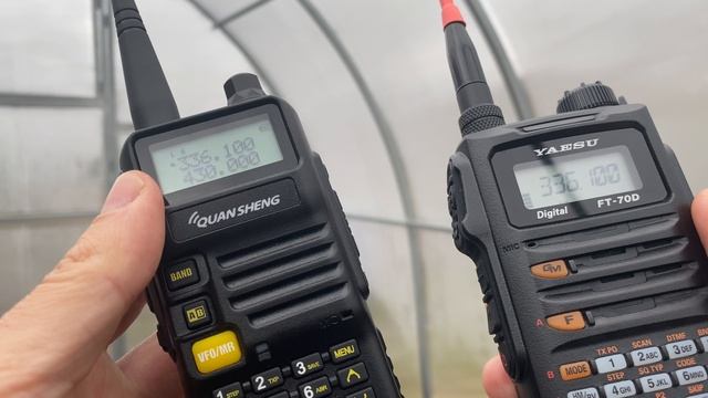 Quansheng UV-R50 и речной диапазон