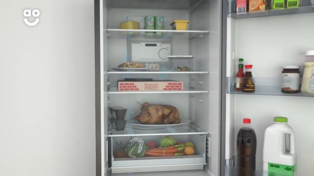 Bosch Fridge Freezer KGN34NLEAG Product Overview | ao.com смотреть онлайн