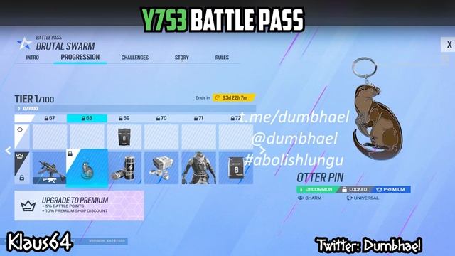 Y7S3 BRUTAL SWARM COMPLETE Battle Pass - Showcase - Rainbow Six Siege Year 7 смотреть онлайн
