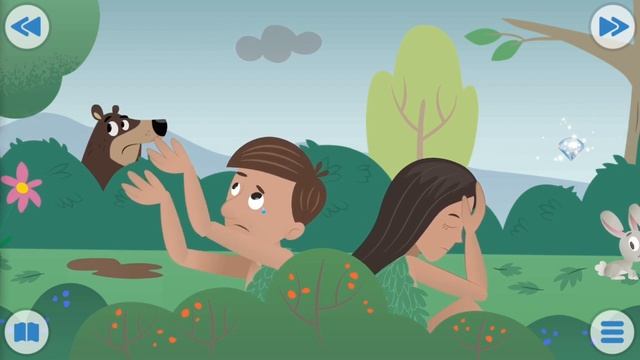 ПЕРВЫЙ ГРЕХ. Грехопадение. Читаем библию. Мультфильмы для самых маленьких смотреть онлайн