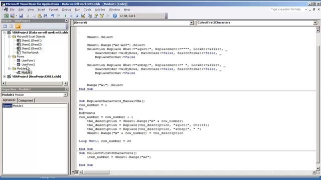VBA Excel 2010 Programming How to Trim Text (Example Collect first three characters) смотреть онлайн