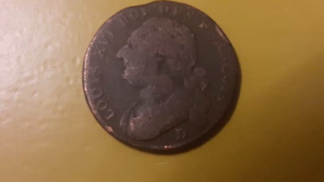 12 денье Людовик 16 Франция ( 12 denie Louis 16 France 1790) смотреть онлайн