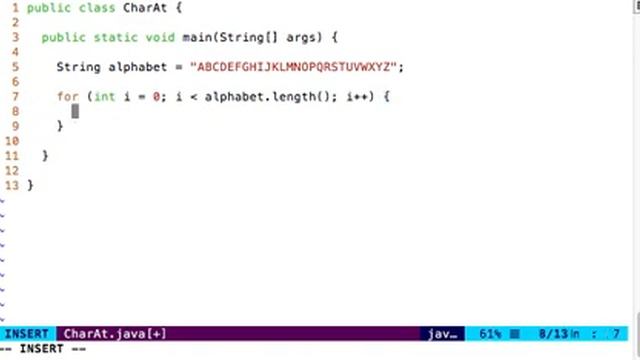 Java | CharAt | ASCII Representation смотреть онлайн