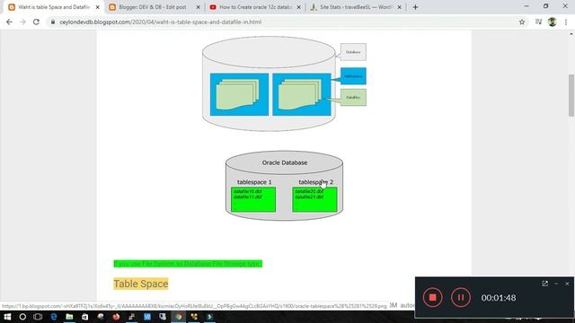 what is table space and data files in oracle database | sinhala Tutorial 1 - part 1 смотреть онлайн