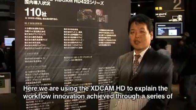 [Inter BEE 2008] SONY / XDCAM HD422 Camcorder PDW-700/PDW-HD 1500 смотреть онлайн