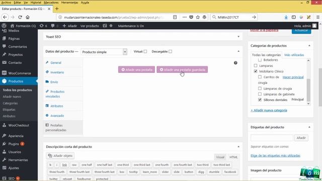 Añadir nuevas pestañas personalizadas productos Woocommerce смотреть онлайн