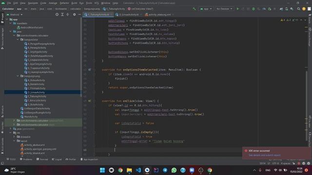 Tutorial Make Calculator Bangun Ruang dan Bangun Datar with Kotlin part 10 | ENGLISH смотреть онлайн