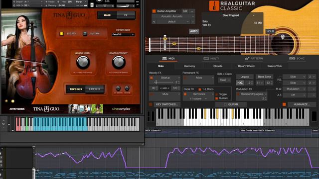 Tina Guo cello and RealGuitar CLASSIC virtual instruments from #DreamState - #Lucid #Dreaming смотреть онлайн