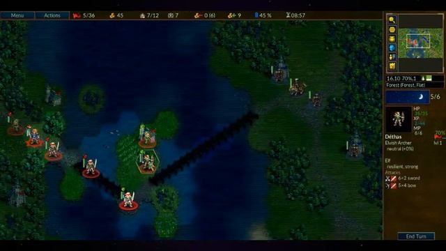 Battle for Wesnoth, Tutorial aka Battle Training, no savescumming смотреть онлайн