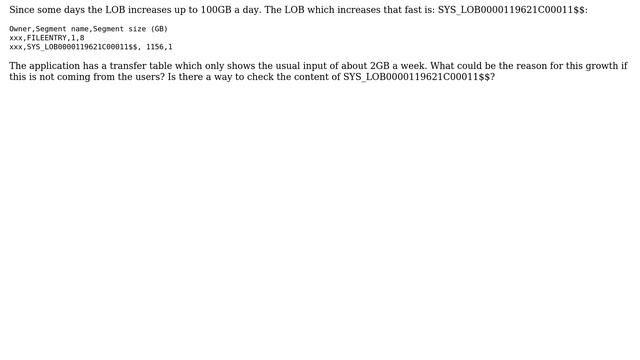 Databases: Oracle Database LOB increases untypical (2 Solutions!!) смотреть онлайн