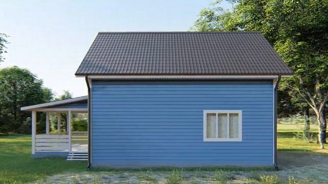 159. Проект каркасного дома КД35 с индивидуальными изменениями. смотреть онлайн