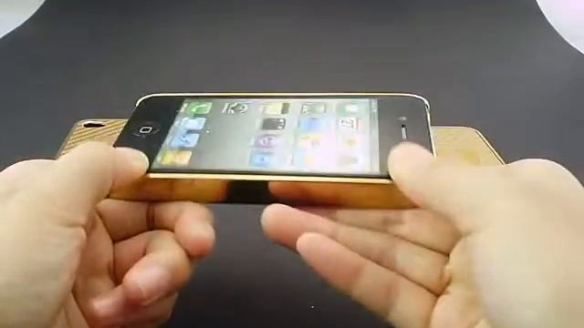 Gold iPhone 4S Back Cover Cases for Ferrari Fans смотреть онлайн