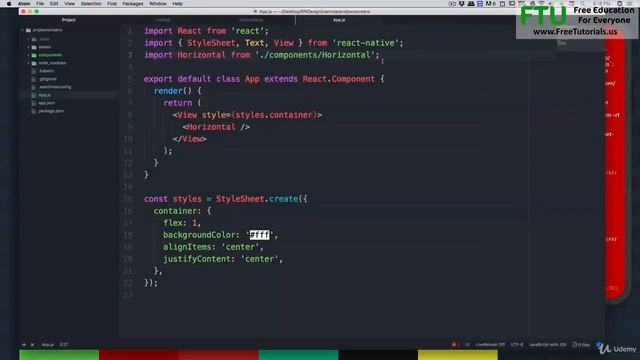 #react #udemyfreecourse React Native Design - Build front end of 10 Mobile Apps [3.1] смотреть онлайн