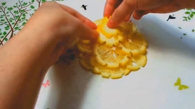 КАК КРАСИВО НАРЕЗАТЬ ЛИМОН ЗА 30 СЕКУНД! смотреть онлайн