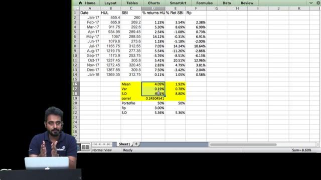 FRM : How to Build Efficient Frontier in Excel - Part 1 (of 2) смотреть онлайн