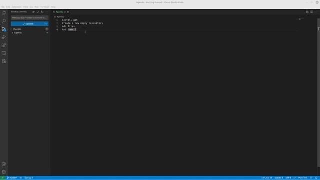 Getting Started with git and Visual Studio Code смотреть онлайн