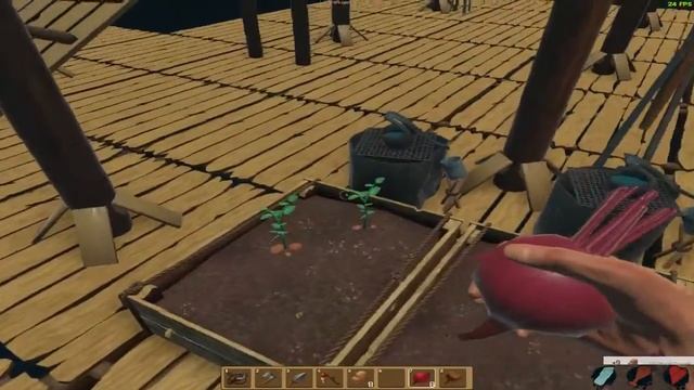 Raft #5 - КАК СДЕЛАТЬ ФЕРМУ РЕСУРСОВ! смотреть онлайн