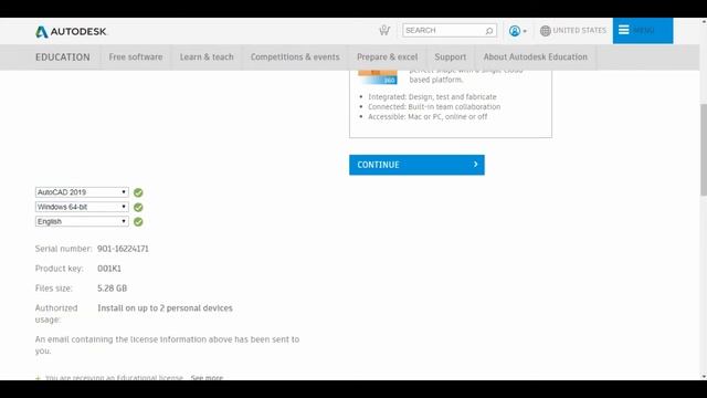 Instalação Autocad 2019 - Licença Estudante смотреть онлайн
