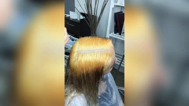 Окрашивание блондинок.