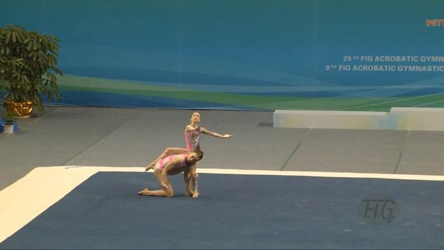Russia (RUS) - 2016 Acrobatic Worlds, Putian City (CHN) Dynamic Women's Pair смотреть онлайн