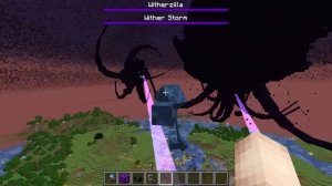 Wither Storm Vs WitherZilla in Minecraft