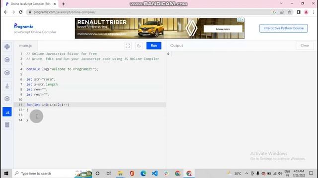 Javascript's program to check Palindrome string ||DSA||Palindrome string||Technology and Programmin смотреть онлайн