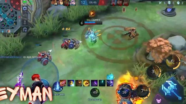 ЧУ В ЛЕСУ КОМФОРТНЕЕ? ВСЮ ИГРУ ДОДЖУ КОНТРОЛЬ - Chou Gameplay | Mobile Legends смотреть онлайн