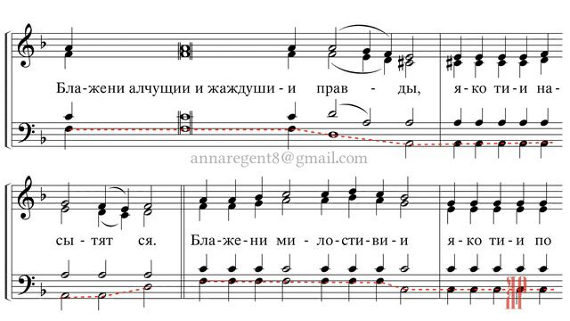 ВО ЦАРСТВИИ ТВОЕМ✨ САРОВСКИЙ НАПЕВ - Басовая партия смотреть онлайн