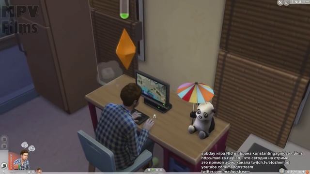 Mad играет в The Sims 4 (самые интересные моменты) смотреть онлайн