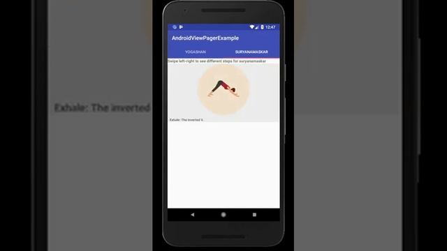 Android ViewPager Example смотреть онлайн