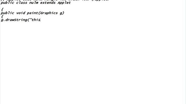 how to run simple applet java program смотреть онлайн