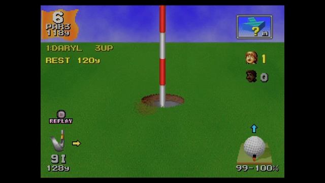 Hot Shots Golf (PS1 on PS5) Backspin Hole-in-one смотреть онлайн