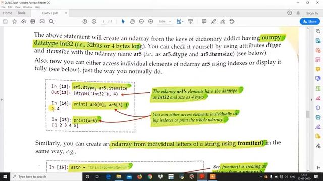 Chapter 1: Working with NumPy -Creating 1D arrays смотреть онлайн