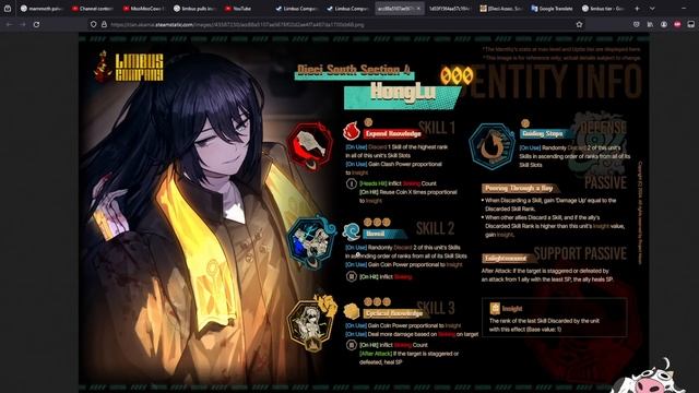 [Limbus Company] Dieci Hong Lu & Yi Sang Kit Review смотреть онлайн