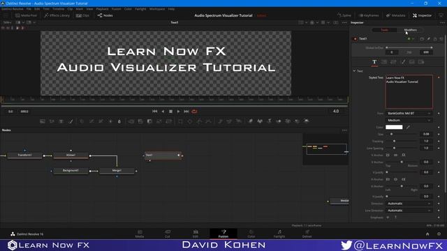 How To Make An Audio Spectrum Visualizer In Davinci Resolve/Fusion(Free Versions) смотреть онлайн