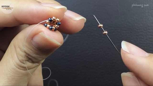 Tubular Netted Bracelet With Only Seed Beads DIY. How To Make Beaded Bracelet