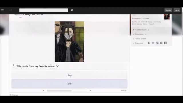 Anime Girl Or Boy Challenge - Can I Answer Correctly?! смотреть онлайн