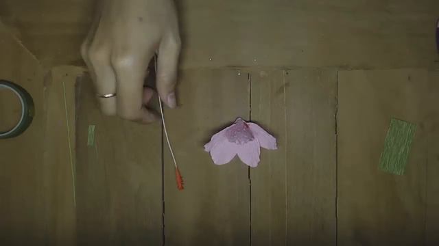 Wild Crepe Paper flowers - Flower Making of Crepe Paper - Paper Flower Tutorial смотреть онлайн