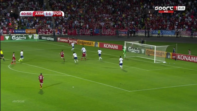 Armenian National Team In Defence, When Portugal National Team Went To Counter Attack