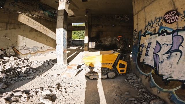 ✔️ Мини-думпер BAUMECH работа на реальном объекте | Видеоотзыв