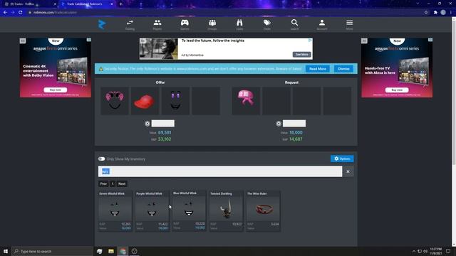 Trading for a DOMINO CROWN...(Roblox Trading) смотреть онлайн