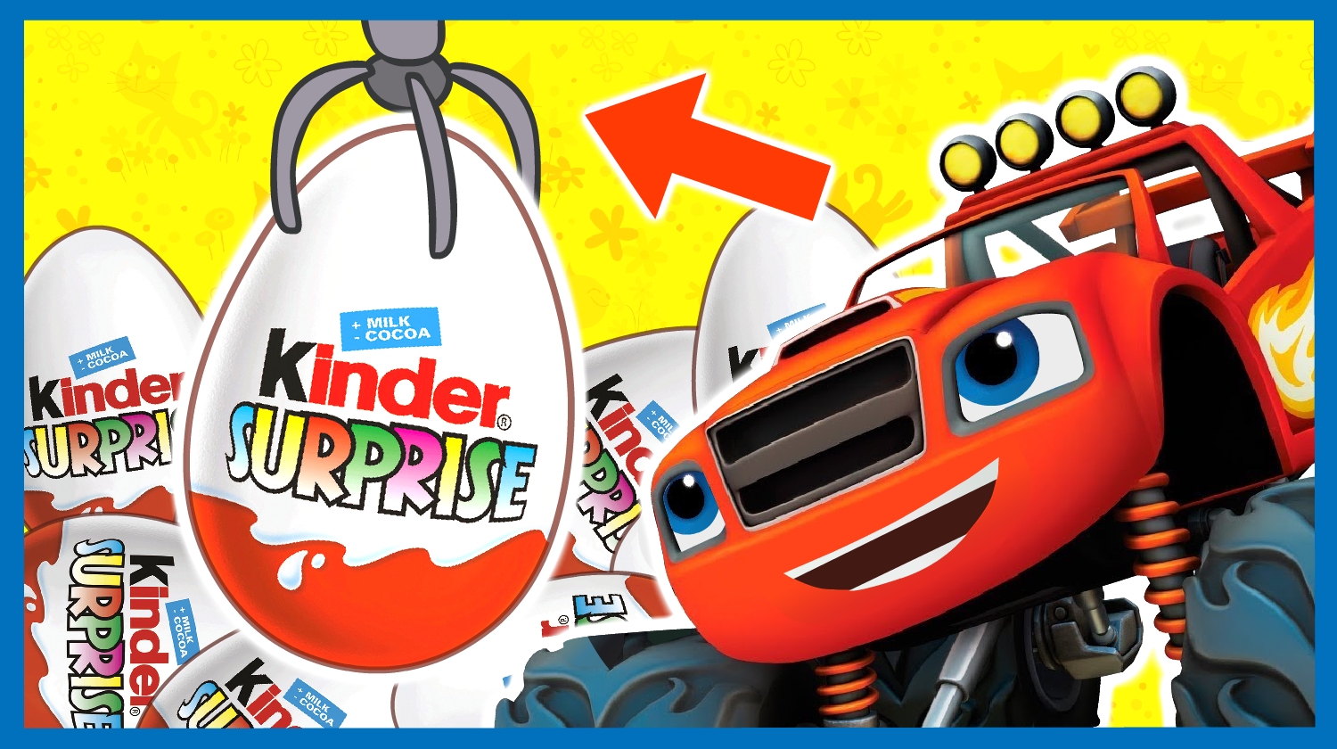 Вспыш и Чудо-Машинки. Автомат с Киндер Сюрпризами. Распаковка. смотреть онлайн