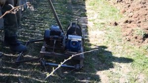 Как посадить картошку не мучаясь! Плуг-лебедка своими руками.