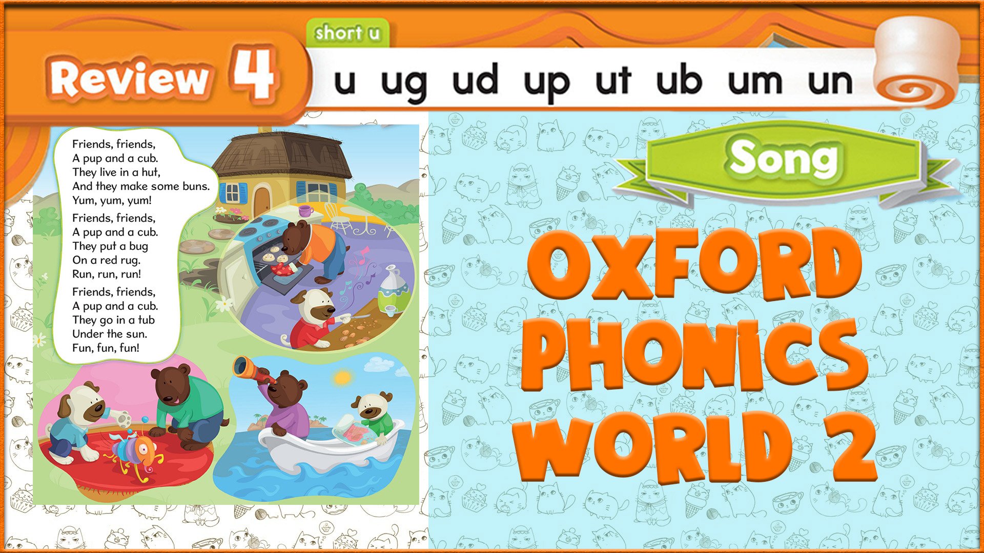 Song | Review 4 | Oxford Phonics World 2 - Short Vowels. #42 смотреть онлайн